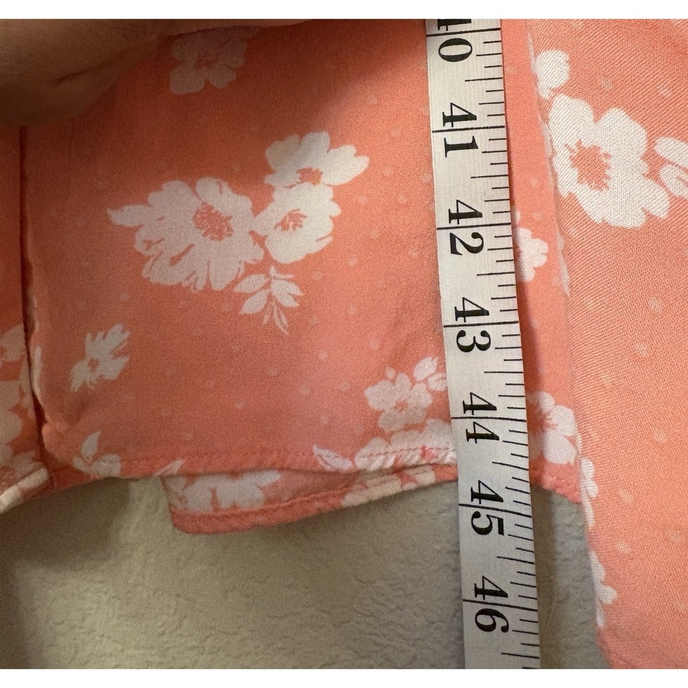 Payton & Parker Coral Floral Maxi Kentucky Derby Dress Sz M Cottagecore Romantic - Picture 14 of 14